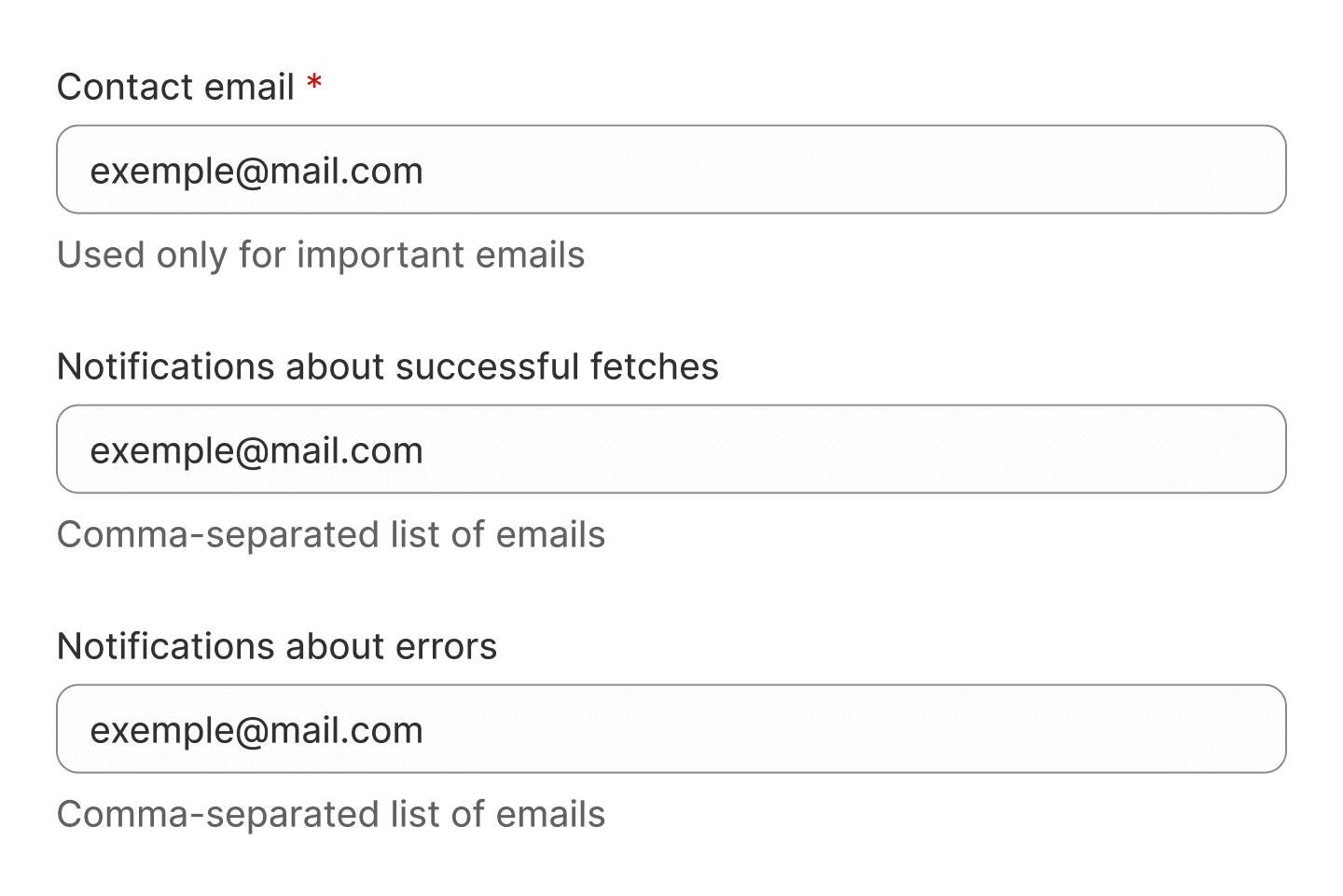 Upload Status Notifications