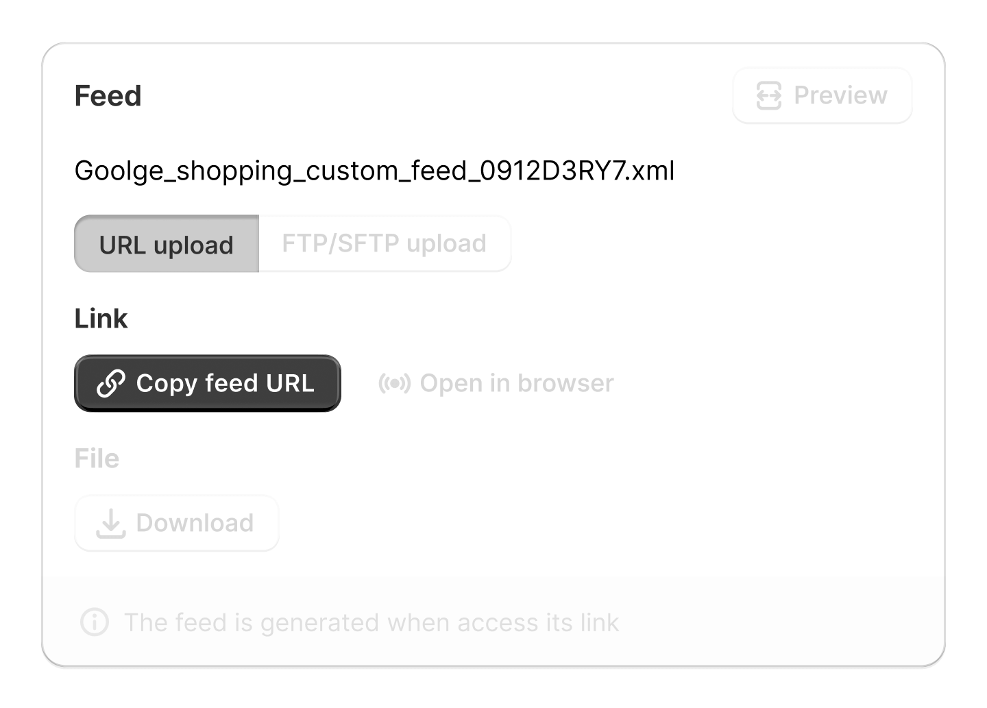 On-Demand Fetch over URL