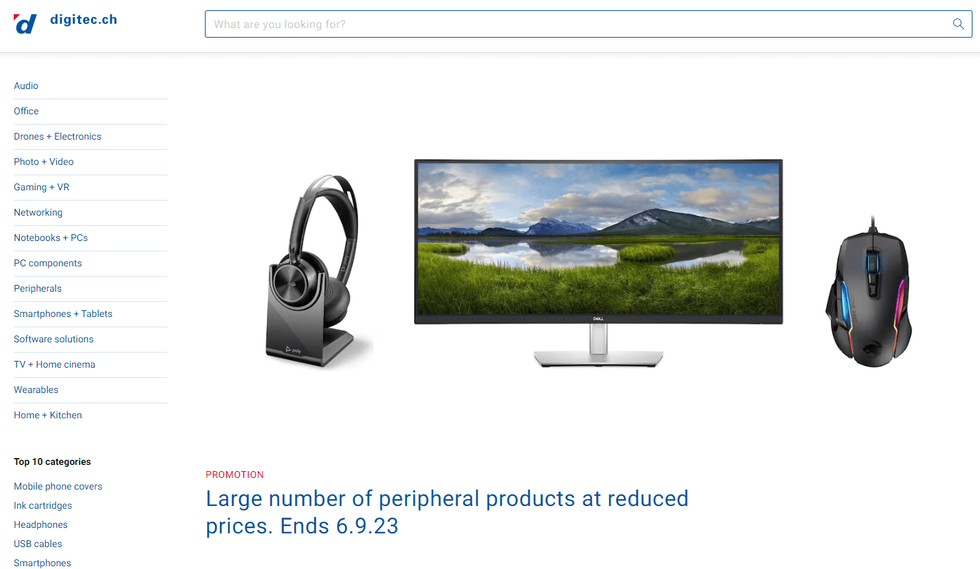 Digitec Shopify Feed - Sell On Digitec marketplace