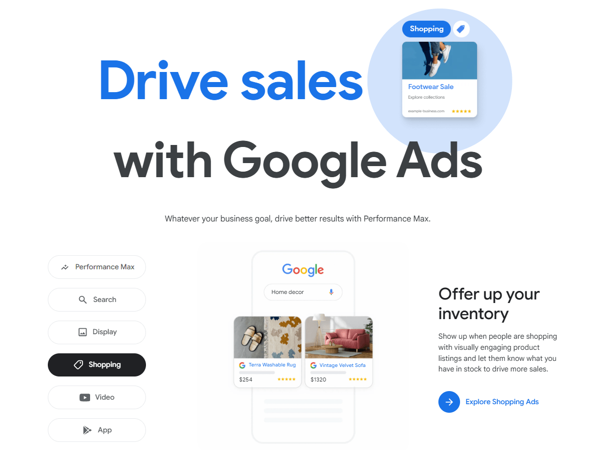Google Ads Shopify Feed - Sell With Google Ads