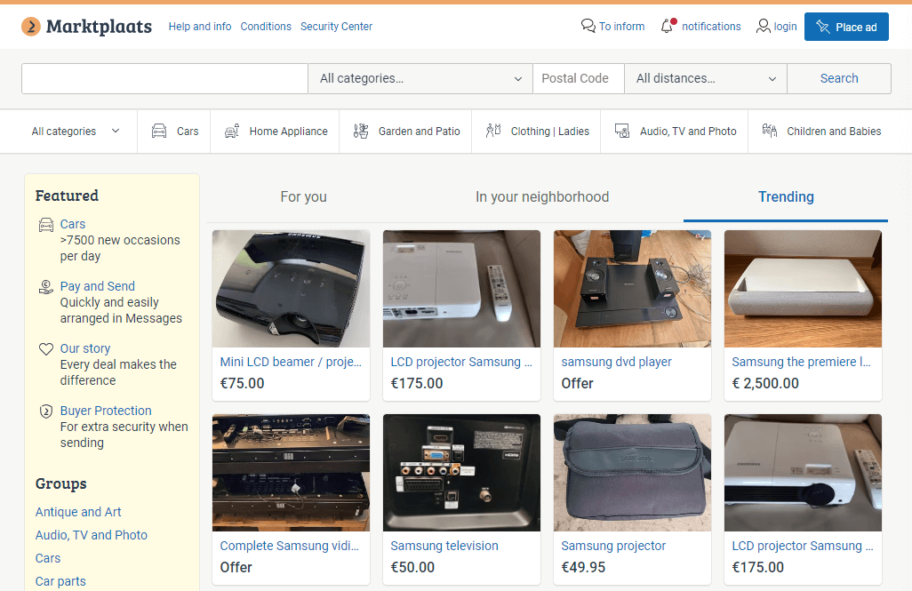 Marktplaats Shopify Feed - Sell On Marktplaats advertising platform