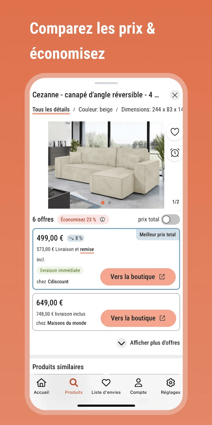 Meubles offer