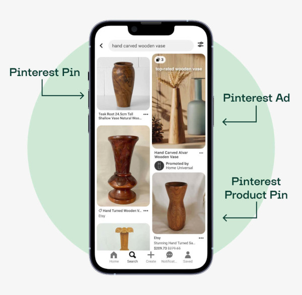 Pinterest auction