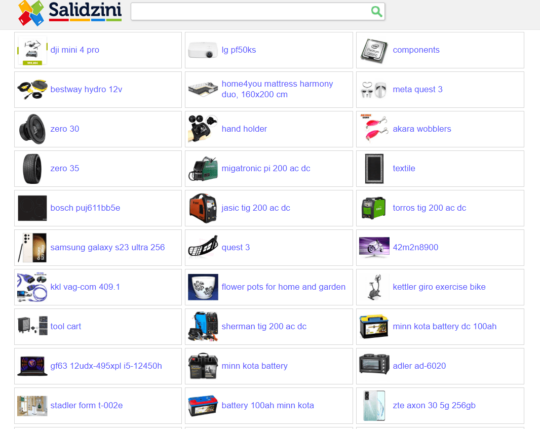 Salidzini Shopify Feed - Sell On Salidzini price comparison