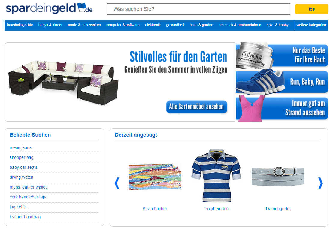 SparDeinGeld Shopify Feed - Sell On SparDeinGeld price comparison