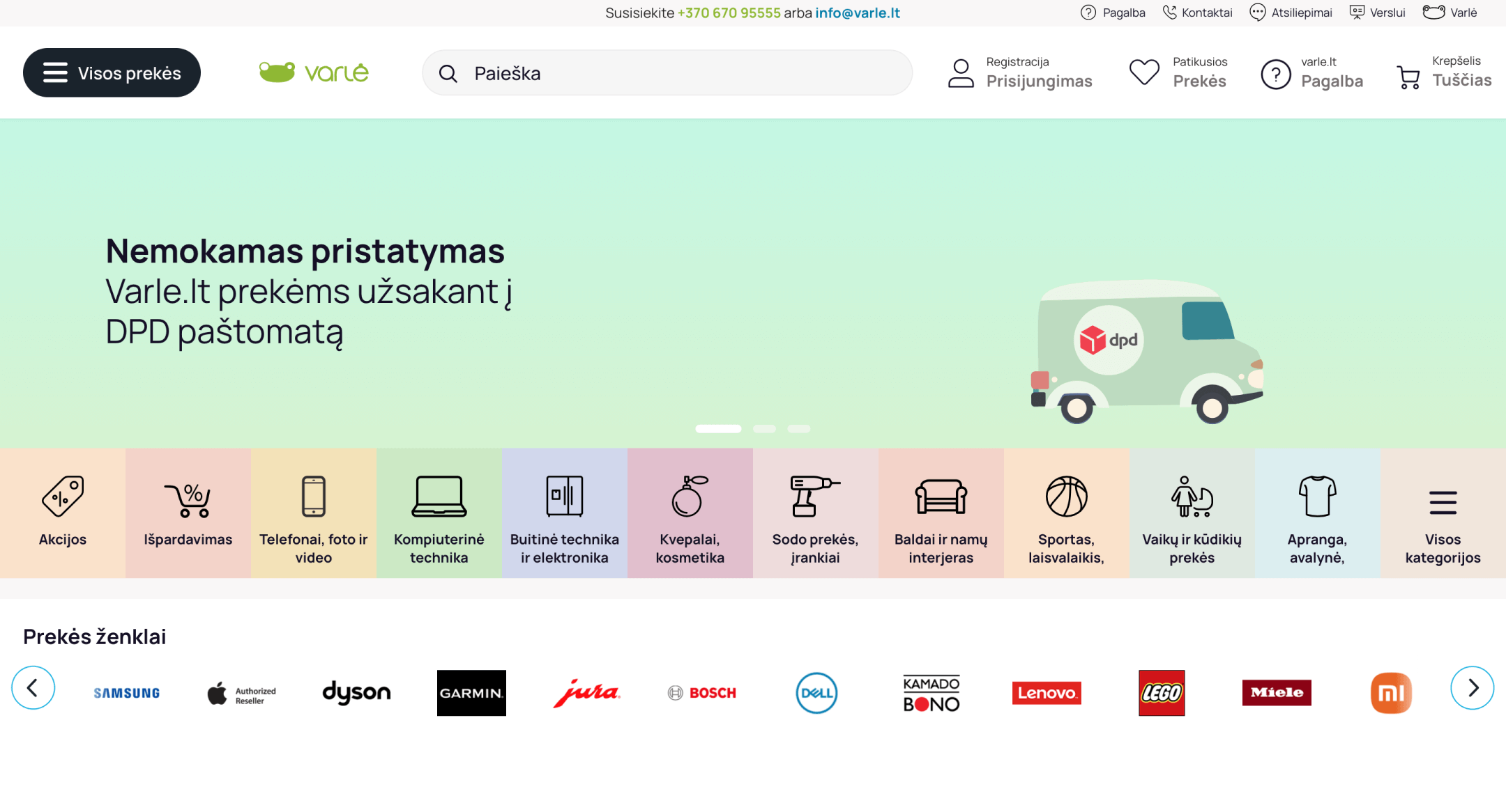 Varle.lt Shopify Feed - Sell On Varle.lt